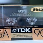 TDK SA 90 1988 chrome bontatlan, új magnókazetta, audio kazetta fotó