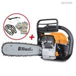 Riwall RPCS 5140 SET - benzinmotoros láncfűrész 49 cm3 motorral és tartozékokkal fotó