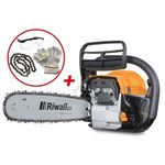 Riwall RPCS 5140 SET - benzinmotoros láncfűrész 49 cm3 motorral és tartozékokkal - PC42A2201058B_set fotó