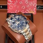 Új Omega Seamaster Bicolor Ceramic Blue/Gold Chrono aeta7750 szerkezetes, zafír üveges óra! fotó