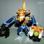 Lego 8626 Irnakk - nagy Titán mecha szörny. Ritka klasszikus Bionicle legó katona játék, 2006-ból. fotó