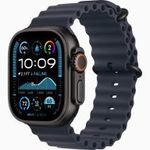 Apple Watch Ultra 2 Tengerészkék terep pánt, fekete ház fotó