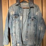 ZARA Denim szagatott farmerkabát M fotó