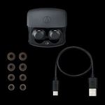 Audio Technica ATH-CKS50TW Wireless Fülhallgató - Fekete (ATH-CKS50TWBK) fotó