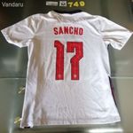 (749.) Nike England / Anglia / angol válogatott M-es mez. Használt! 2020-2021 Sancho 17 fotó