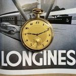 Álomszép 14 karátos arany LONGINES zsebóra 1925-ből / Hibátlan, működő svájci arany zsebóra fotó