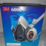 3M 6000 (6200) Új szåjmaszk, fél álarc+ 2db 2135 P3-as szűrő fotó