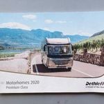 Dethleffs lakóautó ismertető reklám autós katalógus - Motorhomes premium class lakókocsi jármű fotó