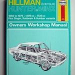 Hillman Chrysler Hunter, Minx, Singer Gazelle, Vouge, Sunbeam Vouge, Arrow, Humber Sceptre 1966-1978 fotó