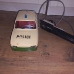 Retro : Távirányítós PIKO WARTBURG (POLIZEI ) hiányos ! fotó