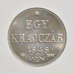 1848 ( 1998 ) Szabadságharc ezüst 1 Krajcár ( 10, 5 g ) -XII58 fotó