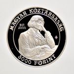 2000 Liszt Ferenc Zeneakadémia ... ezüst 3000 Forint PP -XII133 fotó