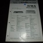 AIWA MT-50, RC-300 szervízkönyve fotó