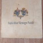 (K) Hajdú-Bihar Vármegye fa Puzzle díszdobozban fotó