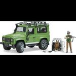 Bruder Land Rover Defender: Erdész terepjáróval és kiegészítőkkel (02587) fotó