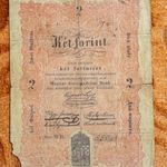 1848 -as 2 Forint Kossuth Szabadságharcos bankó !!! (L2956) fotó