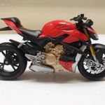 1/18 motor modell Ducati V4 streetfighter fotó