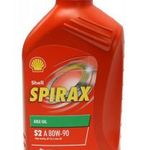 SHELL SPIRAX S2 A 80W-90 - 1 l ;Br. kisker egységár: 6 436 Ft/L fotó