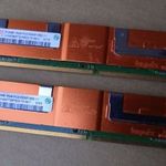 HYNIX DDR2 PC2-5300F-555-11 512MBx2 Szumma 1GB RAM hűtőlemezzel fotó