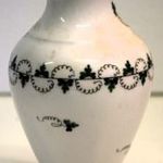 Herendi szőlő levél mintás porcelán váza-A022 fotó