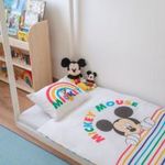 NAT. Disney Baby Ágyneműhuzat 2 részes Mickey egér D02 Multi - 90x130cm + 40x50cm fotó