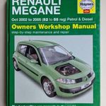 Renault Megane javítási könyv (2002-2005) Haynes fotó