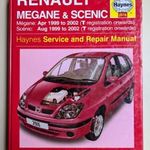 Renault Megane és Scenic javítási könyv (1999-2002) Haynes fotó