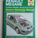 Renault Megane javítási könyv (2002-2005) Haynes fotó