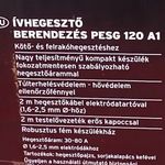 Parkside komplett hegesztő berendezés (új) + svájci fényre sötétedő hegesztőpajzs (használt) fotó