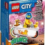 LEGO City 60333 - Fürdőkádas kaszkadőr motorkerékpár Új, bontatlan fotó