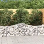 30 db íves horganyzott vas gabion kosár 200x50x60/80 cm fotó