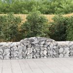 25 db íves horganyzott vas gabion kosár 300x50x60/80 cm fotó