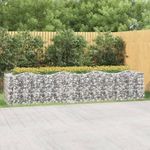 íves horganyzott vas gabion magaságyás 400 x 100 x 100 cm fotó