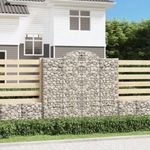 7 db íves horganyzott vas gabion kosár 200x50x180/200 cm fotó