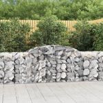 13 db íves horganyzott vas gabion kosár 300x50x80/100 cm fotó