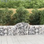 25 db íves horganyzott vas gabion kosár 200x50x60/80 cm fotó