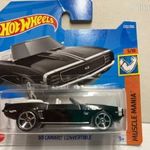 - '69 Chevrolet Camaro Convertible- Hot Wheels - 2022 - Muscle Mania - új dobozos - 1: 64 autó modell fotó