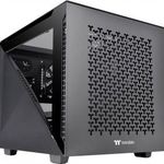 Thermaltake Divider 200 TG Air Black Mikro torony Számítógép ház Fekete 2 előre telepített hűtő, ... fotó