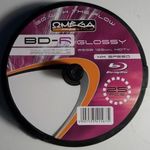 Blu-ray BD-R 25 GB fullprint Omega fotó