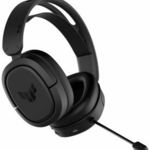 Asus TUF Gaming H1 Wireless Gamer Over Ear headset Rádiójel vezérlésű 7.1 Surround Fekete mikrofo... fotó