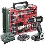 Metabo BS 18 L BL Set 613155710 Akkus fúrócsavarozó 18 V 2 Ah Lítiumion 2. akkuval, kefe nélkül, ... fotó