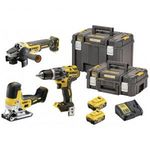 DEWALT DCK329P2T-QW DCK329P2T-QW Szerszámkészlet Akkus ütve fúrócsavarozó, Akkus sarokcsiszoló, A... fotó