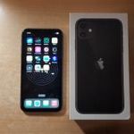 Apple iPhone 11 64GB Black Újszerű Független Garis 93% Aksi ! fotó