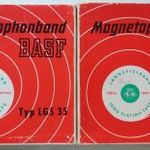 2-DB BASF TYP LGS 35 ORSÓS MAGNÓSZALAG / ÁTMÉRŐ 18 cm / BASF MAGNETOPHONBAND ORSÓS MAGNÓ SZALAG / fotó