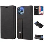 Huawei Nova 11i, Oldalra nyíló tok, stand, kártyatartóval, kézpánttal, Wooze Business Plus, feket... fotó