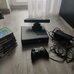 XBOX 360 slim 250 GB + kinect sensor + 1 controller + képen látható játékok fotó