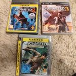 Uncharted 1, 2, 3 Ps3 Playstation 3 eredeti játék egyben fotó