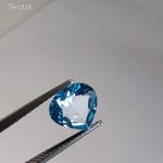 swiss blue Topáz - 2, 9 ct, 10x10 mm (2753) fotó