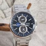 Seiko 'Perpetual Solar', JDM, Zafír, Öröknaptár, számla és garancia 2019.09. fotó