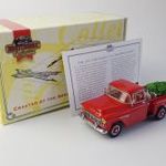 Matchbox MOY Collectibles YSC02 1955 Chevrolet 3100 Christmas Pickup [1: 43 méret] fotó